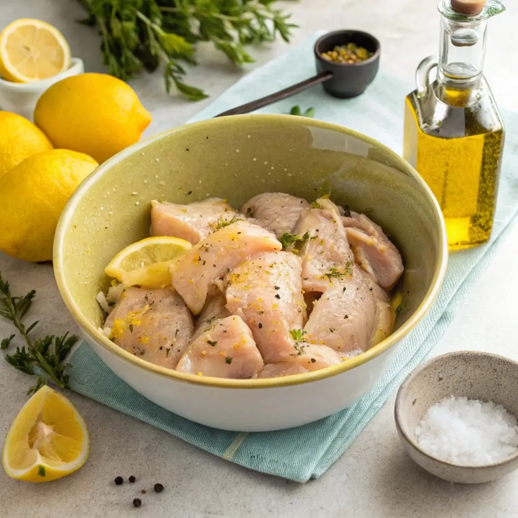 Bocconcini di pollo al limone