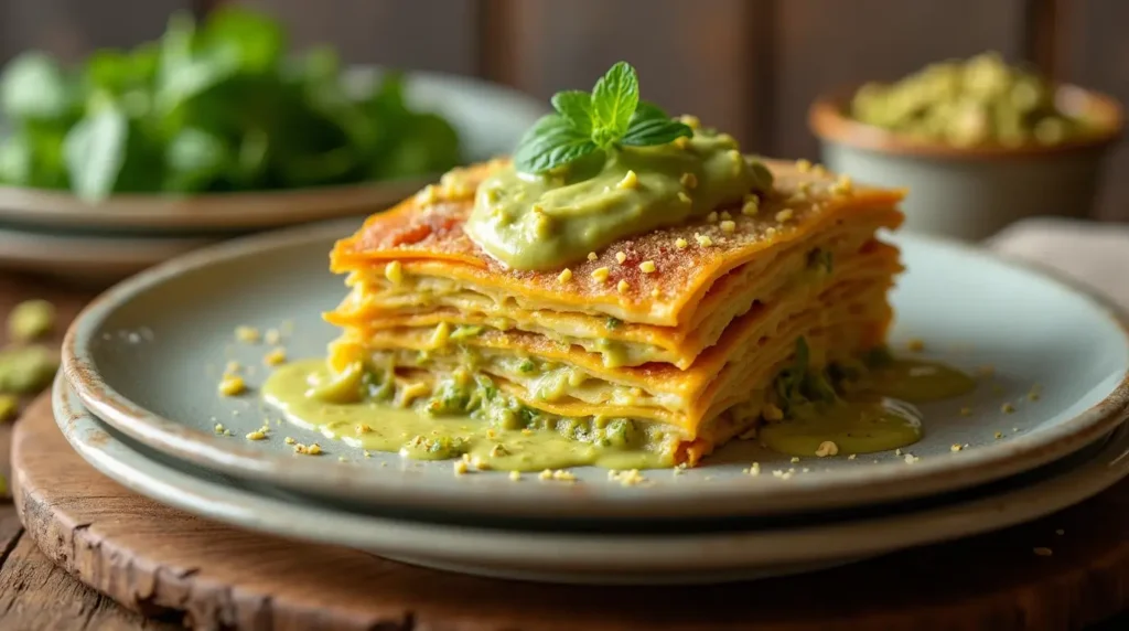 Lasagne al pistacchio