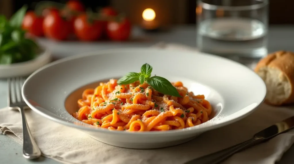 Pasta con Crema di Peperoni