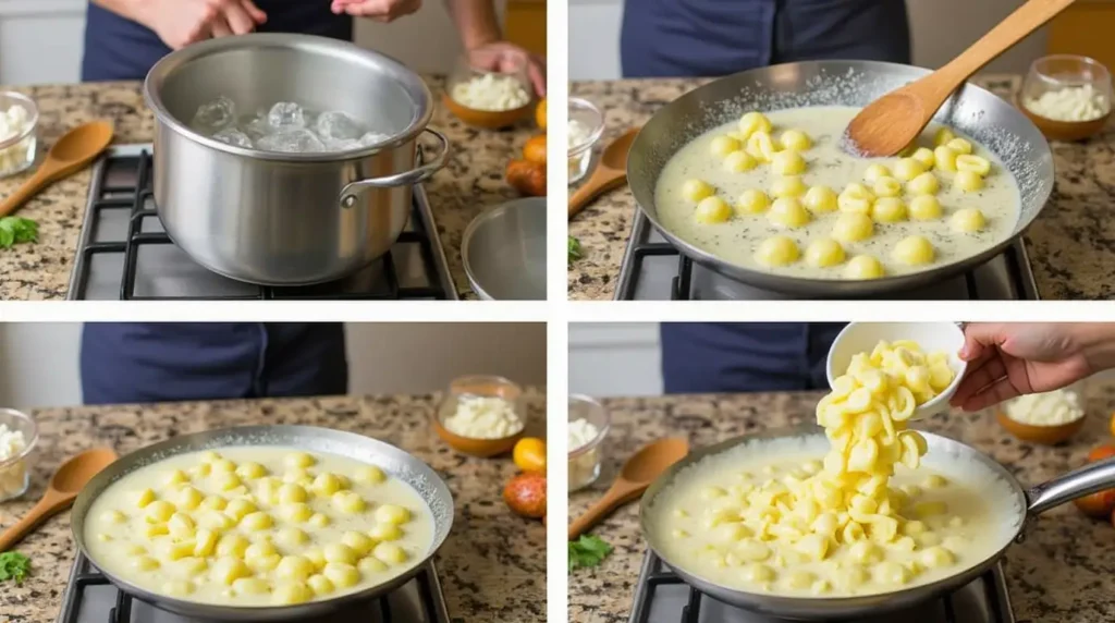 gnocchi al gorgonzola