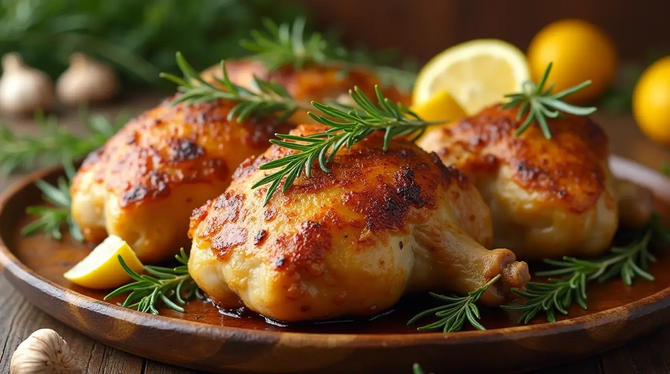 Cosce di pollo al forno