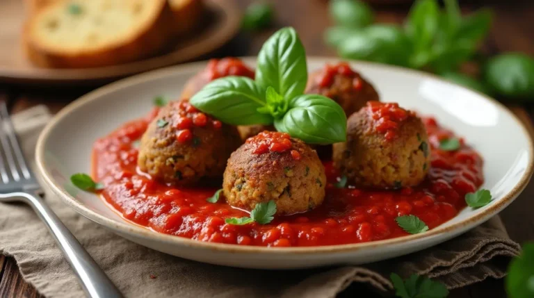 polpette di lenticchie al sugo