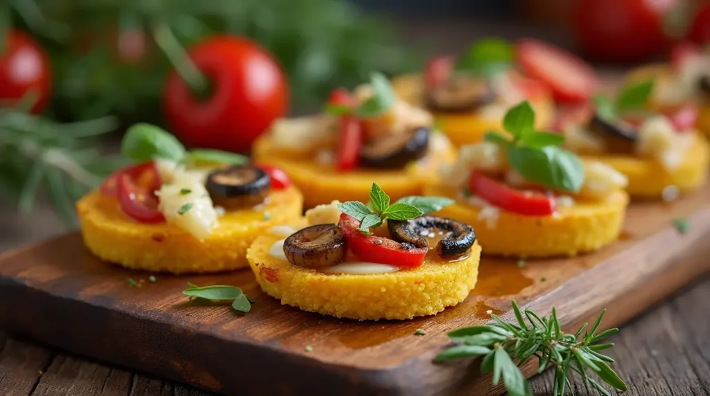 crostini di polenta